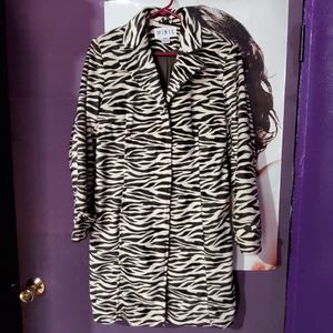 Vintage Zebra Coat